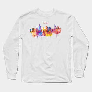 Frankfurt Watercolor Long Sleeve T-Shirt